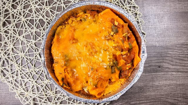 Chicken, Beef or Cheese.