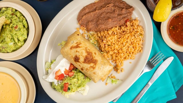Chimichanga Plate.