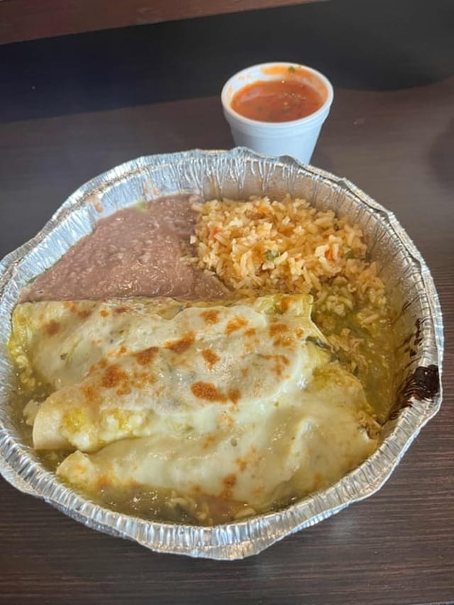 Enchiladas Verdes.