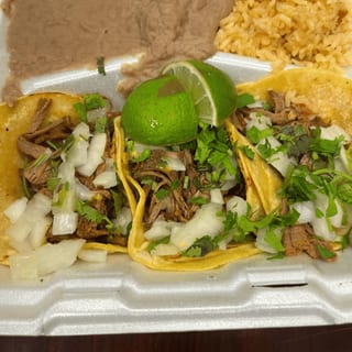 Birria Street Taco Plate